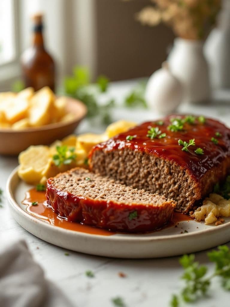 Homestyle Meatloaf with Glaze