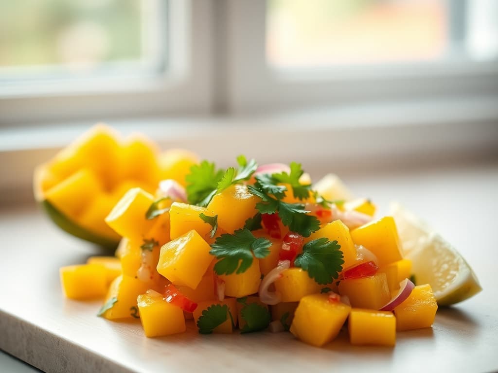 Vibrant Zesty Caribbean Mango Salsa