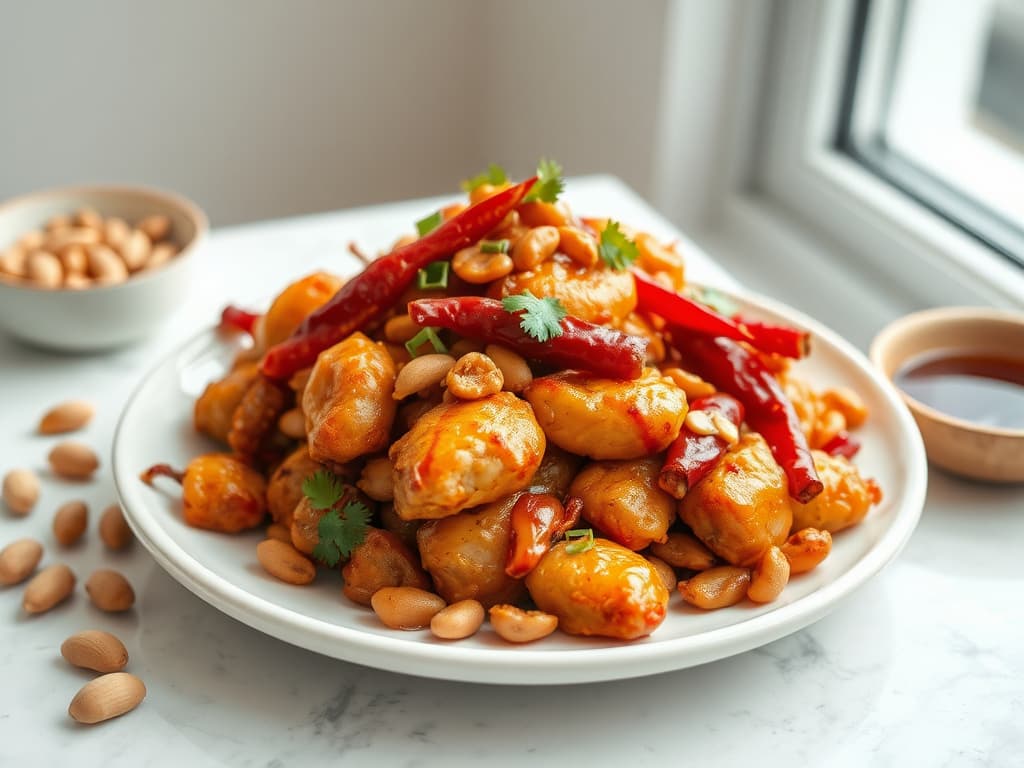 Fiery Kung Pao Chicken (Gong Bao Ji Ding)