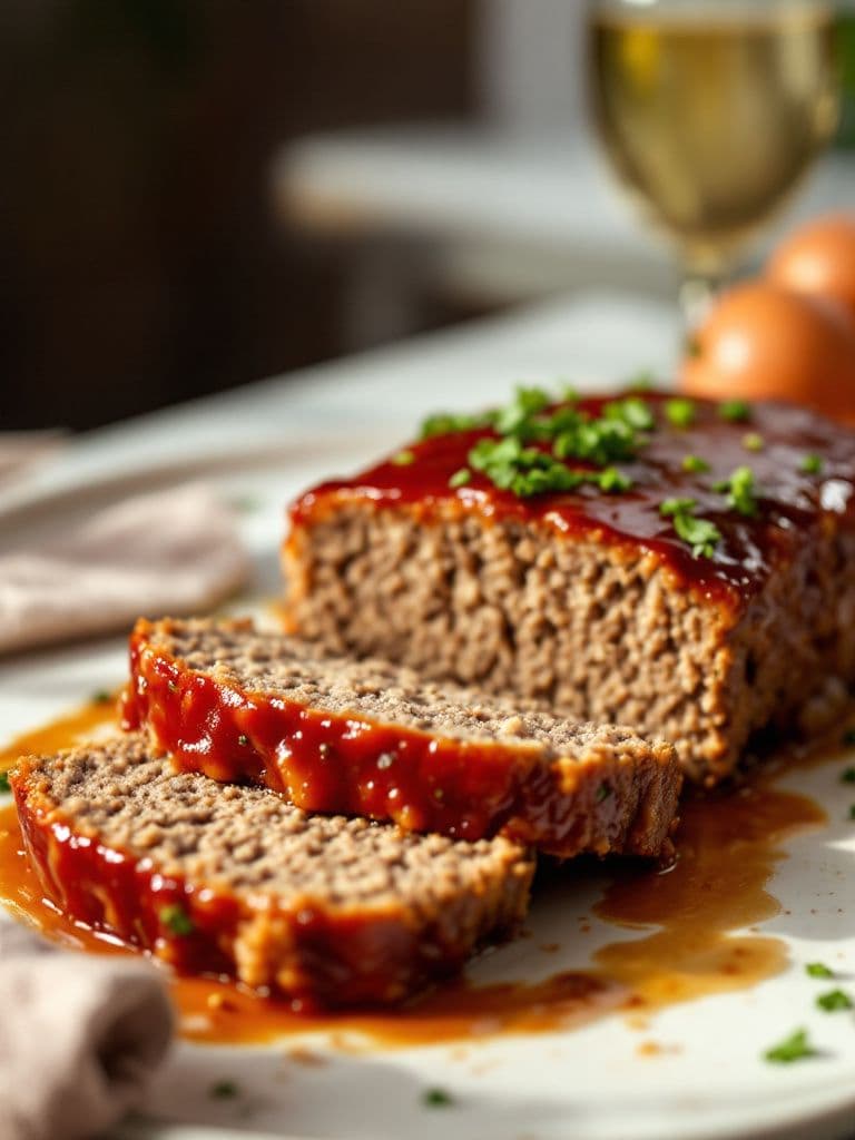Beef Meatloaf with Glaze