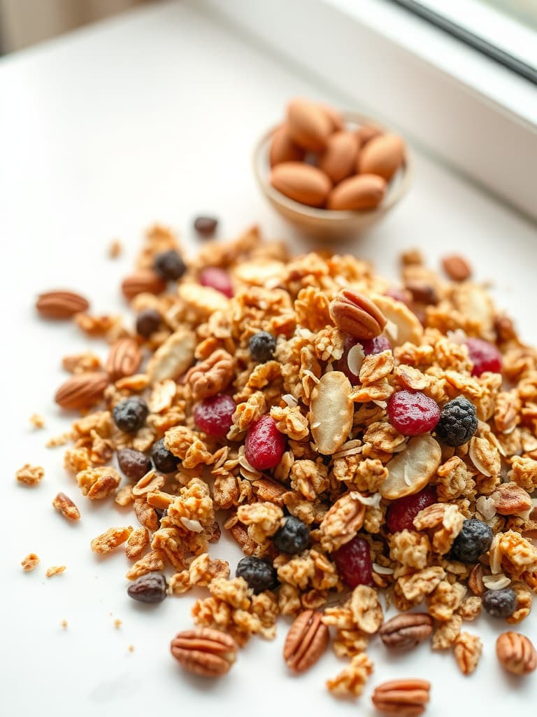 Homemade Granola with Dried Fruits & Nuts