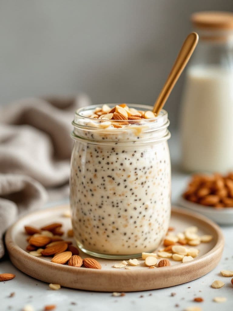 Honey Almond Overnight Oats